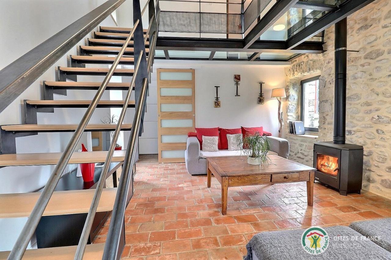 L'Envol Des Papillons Villa Grospierres Esterno foto